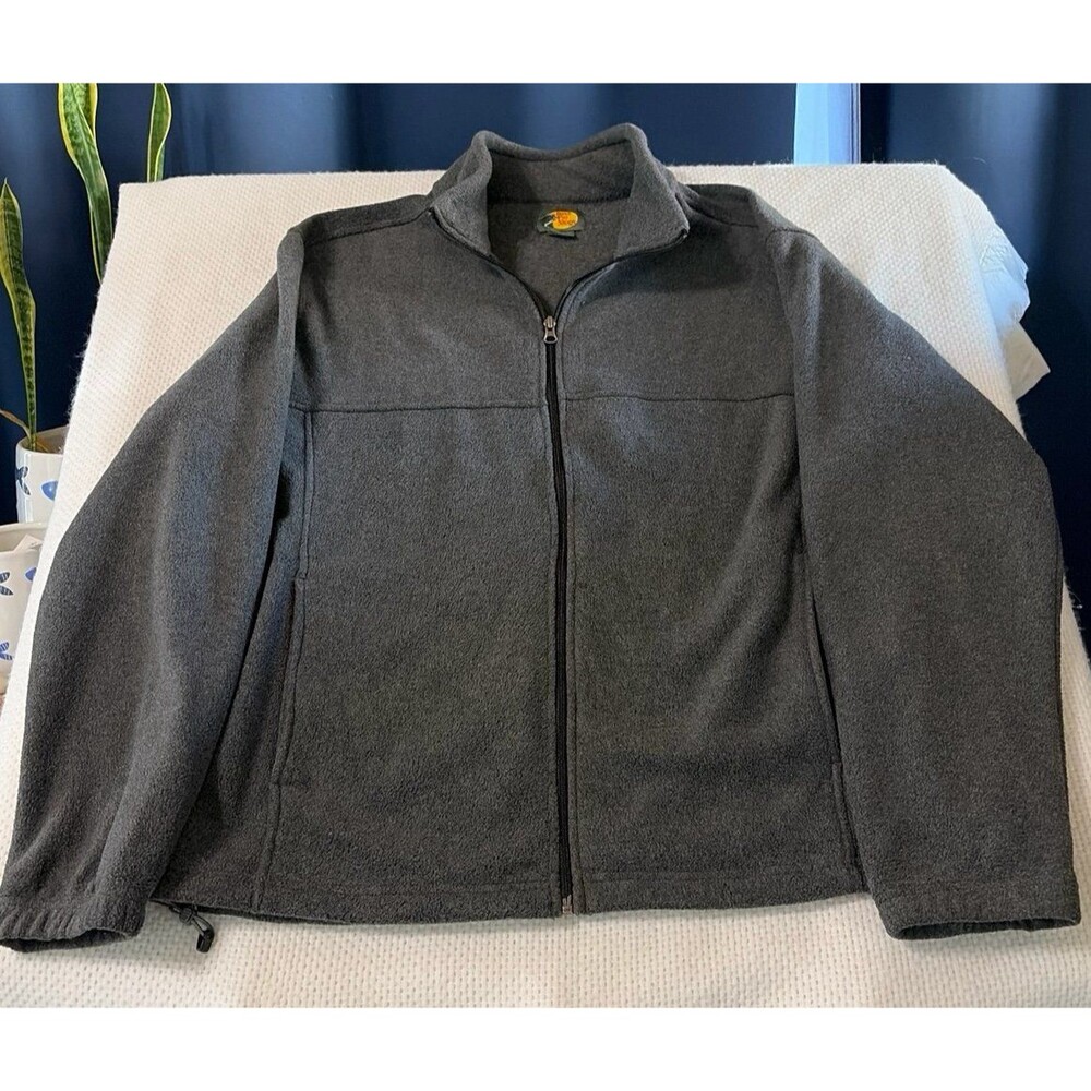 Bass Pro Shops Men's Gray Fleece Jacket